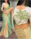 SV Pranshi lurex linen Organza Party Wear Sarees Wholesale Market In Surat
